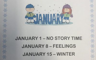 January Story Time Schedule