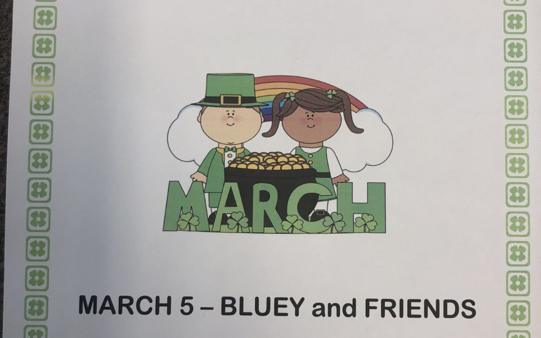 March Story Time Schedule